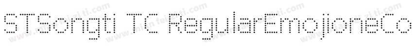 STSongti TC RegularEmojioneColor字体转换